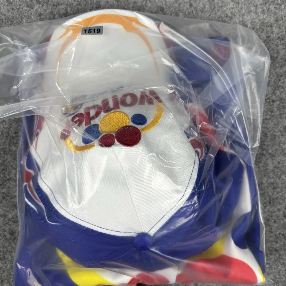 Wonder Bread Racing Shirt Hat Set NASCAR Ray Evernham Goodyear Mens 3XL Blue Y2K